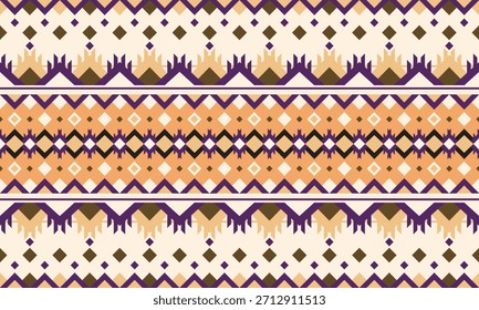 Mountain Peak Triangle Harmony tribal padrão têxtil