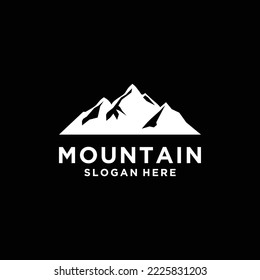 Mountain Peaks logo design template