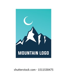 mountain peaks logo, smart and elegant mount for company