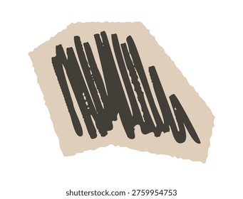 Mountain peaks sketched rough marker Design