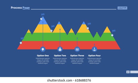 Mountain Peaks Slide Template