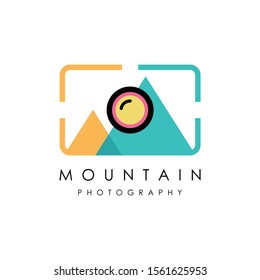Mountain Photography Vector Logo Design