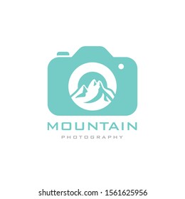 Mountain Photography Vector Logo Design