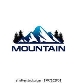 Mountain Pine Tree Logo Vector Illustration Stock Vector (Royalty Free ...