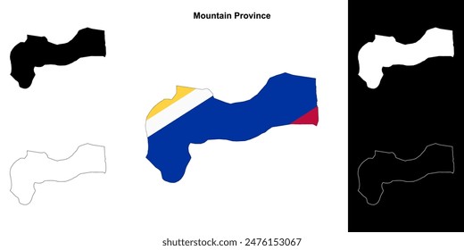 Mapa de la provincia de Mountain Province