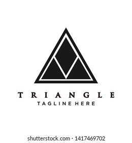 mountain / pyramid / triangle logo design inspiration-vector