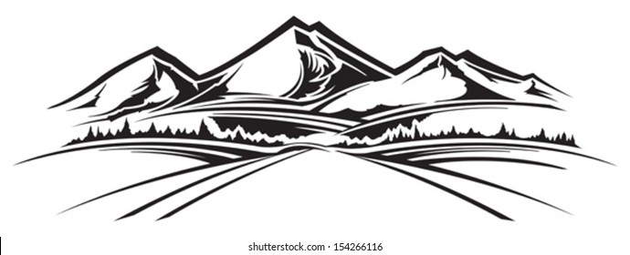 Mountain range