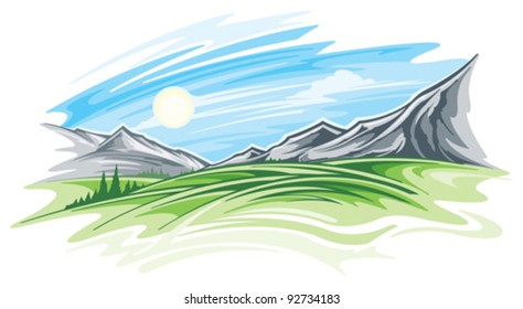 Mountain range