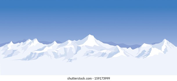 mountain range background