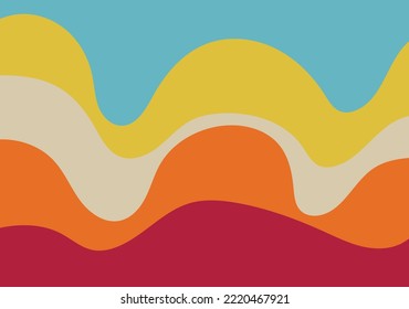 cordillera con curvatura y estriado tema de viaje de verano tema de fondo de publicidad folleto plantilla de banner portada del paquete de productos presentación del diseño del paquete.