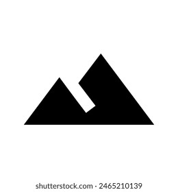 Mountain range icon vector design in eps 10