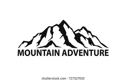 Mountain Range Symbol Silhouette 