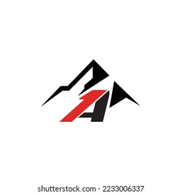 Plantilla de diseño de logotipos de montaña, inspiración de vectores, plantilla de logotipos de montaña. Ilustrador vectorial Eps.10. 