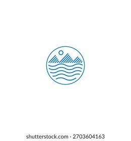 Logo de Mountain River Line Circle