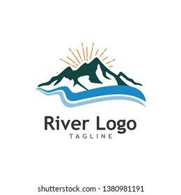 Mountain River Logo Stock Image