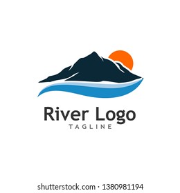 Mountain River Logo Stock Image