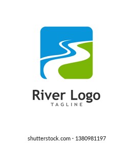 Mountain River Logo Stock Image