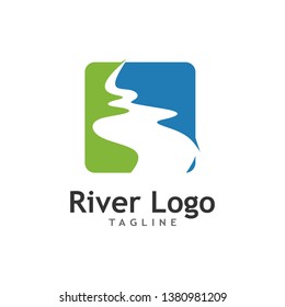 Mountain River Logo Stock Image