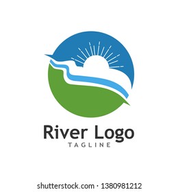 Mountain River Logo Stock Image