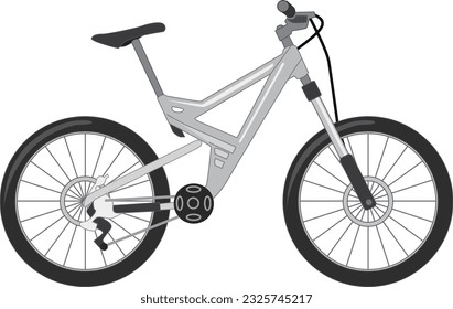 mountain and road bikes on display