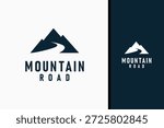 Mountain road logo symbol icon design