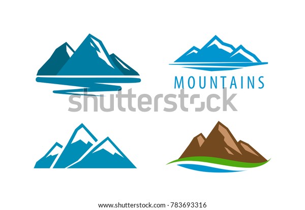 Mountain Rock Logo Vector Illustration Stock Vector (Royalty Free ...
