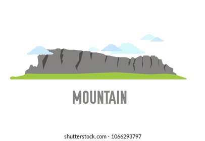 mountain rouge  icon vector. mountain rouge sign on white background. mountain rouge icon for web and app