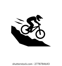 Mountain Rush Icon Isolated On White Background