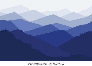 mountain scenery background with attractive colors