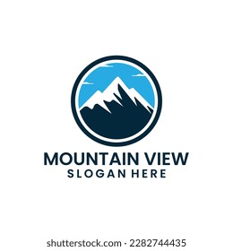 Mountain scenery logo designs ideas