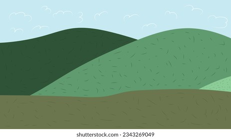 Mountain Scenery Vector image or clip art