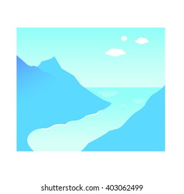 Mountain in the sea
