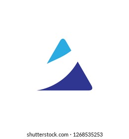 Mountain with Sea wave logo  for adventure product logo design