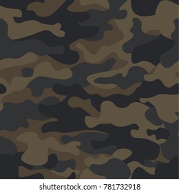 Mountain Seamless Camouflage Pattern with abstract lines for Army Clothing and apparels. Camouflage pattern background seamless vector illustration. Abstract Vector Military Camo Background.