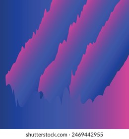 Mountain shape abstract  background. Abstract papercut and Purple illustration. Surrealistic terrain. Colorful equalizer visualisation.  