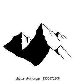 Mountain Shape icons  Vector