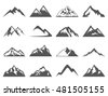 mountains vector