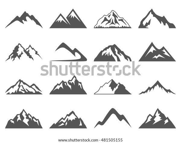Mountain Shapes For\
Logos