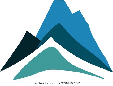 Mountain Shapes For Logos, Vector 4
