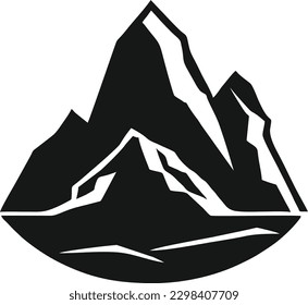 Mountain Shapes For Logos, Vector 8