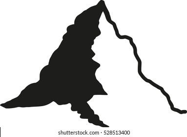 Mountain silhouette