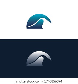 Mountain Silhouette full Colour Background For logo, Brand, Icon