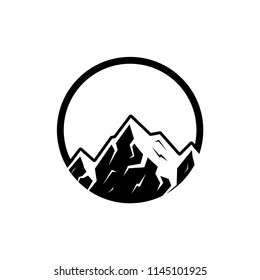 mountain silhouette logo