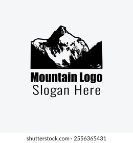 Mountain silhouette logo for Business Branding,
Minimalist Logo Design, Modern, Scenic Mountain Logo for Nature and Travel Enthusiasts,
 Mountain silhouette, Customizable Mountain Logo,