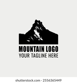 Mountain silhouette logo for Business Branding,
Minimalist Logo Design, Modern, Scenic Mountain Logo for Nature and Travel Enthusiasts,
 Mountain silhouette, Customizable Mountain Logo,