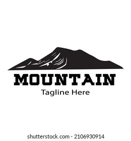 mountain silhouette logo vector design