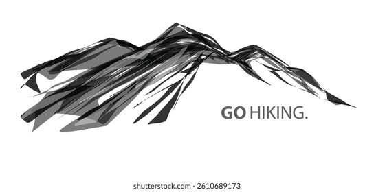mountain silhouette vector illustration design