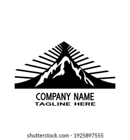 Mountain silhouette for your company logo