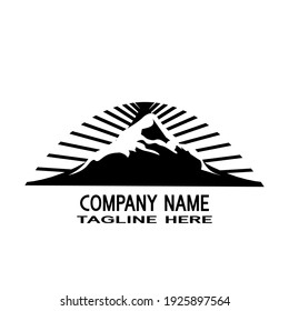 Mountain silhouette for your company logo