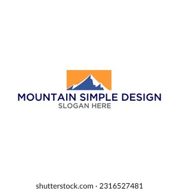 mountain simple design modern and simple